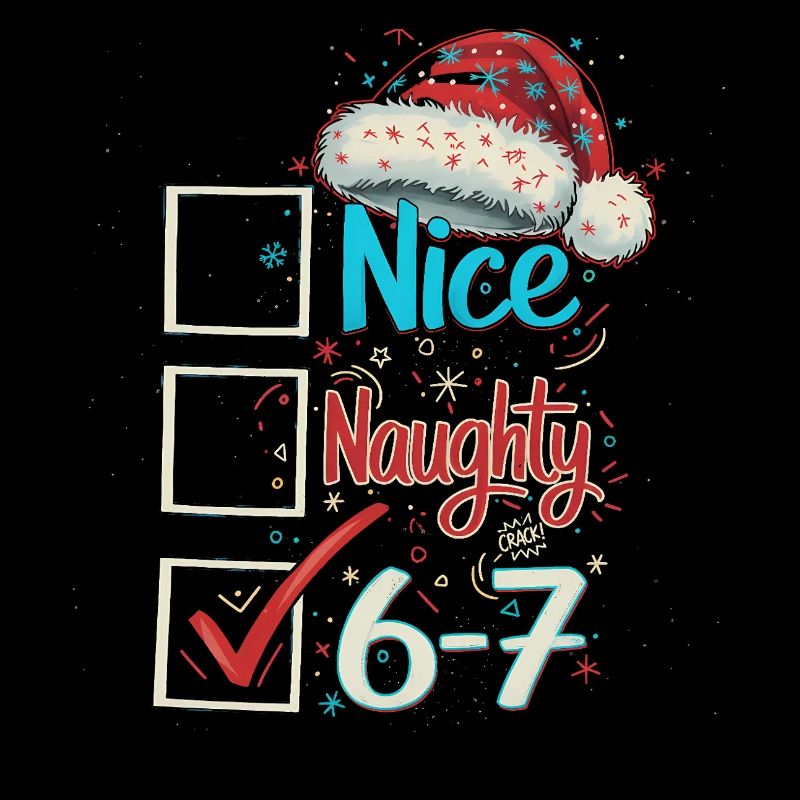 Nice Naughty 6 7 Weihnachten