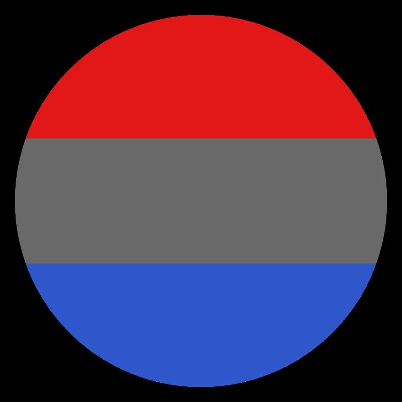 Drapeau rond du Luxembourg