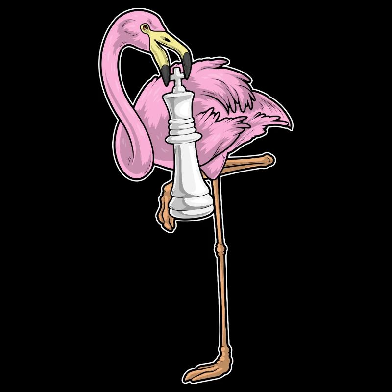 Flamingo Chess Piece King Chess