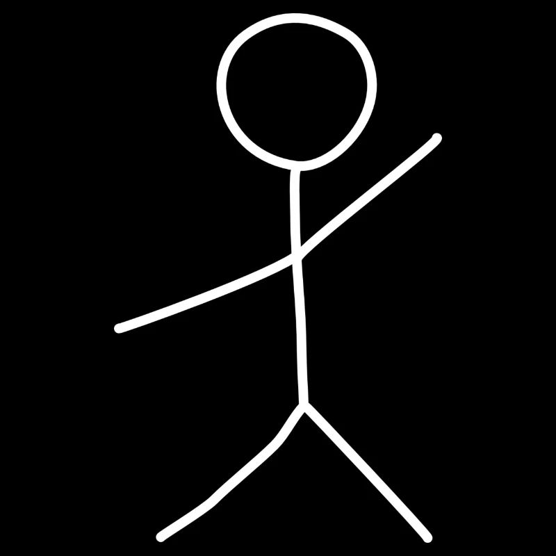 Darstellung eines begrüßenden Mannes