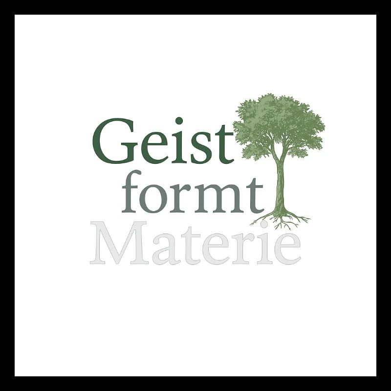 Geist formt Materie Baum