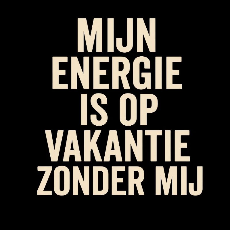 Mon énergie est en vacances