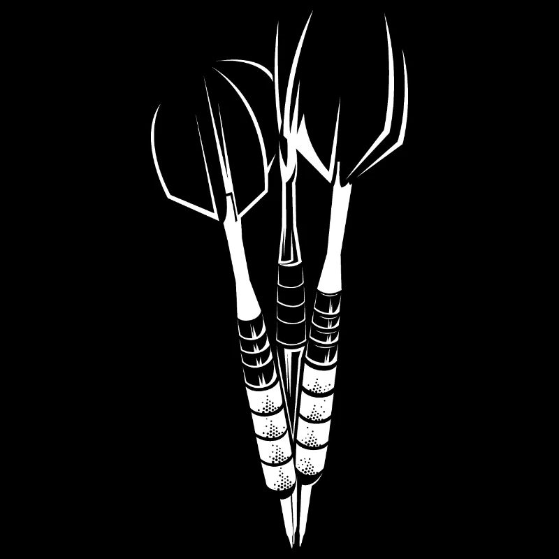 Fléchettes Flèches Fléchettes Symbole Logo icône Illustration