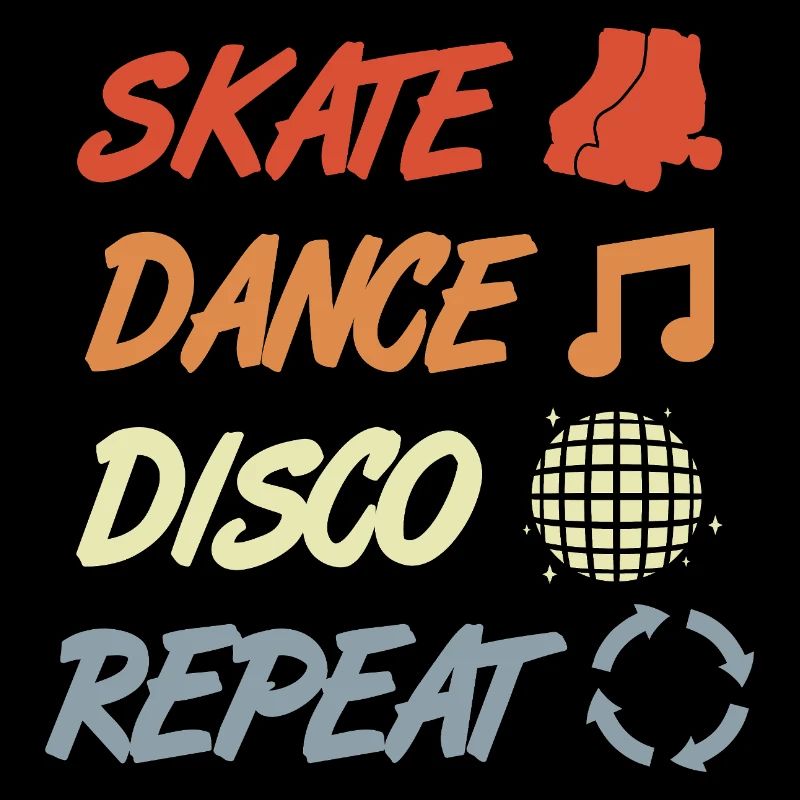 Rollschuhfahrer Disco