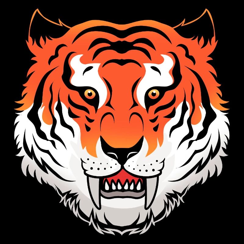 Tigre préhistorique à dents de sabre