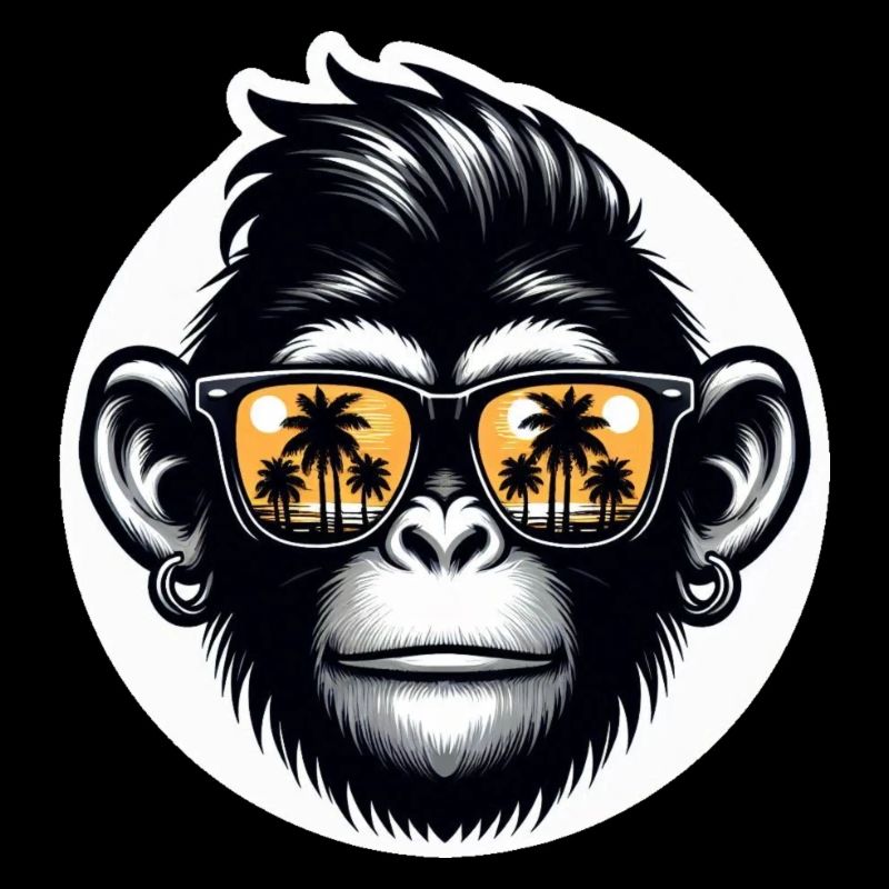 Lunettes de singe Palmiers