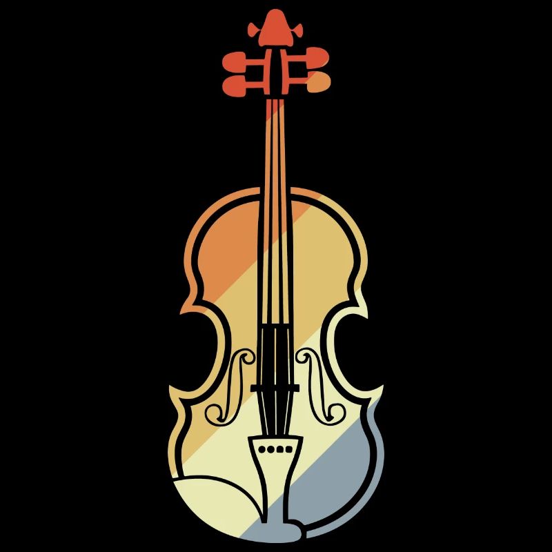 Dessin Violon Vintage