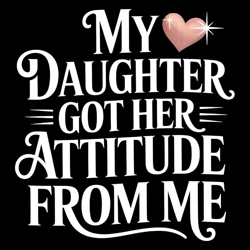Ma mère tient son attitude de moi