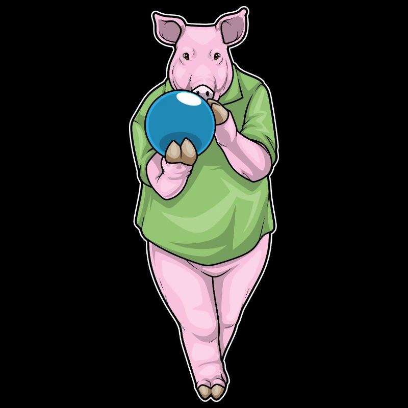 Cochon Bowling Boule de bowling
