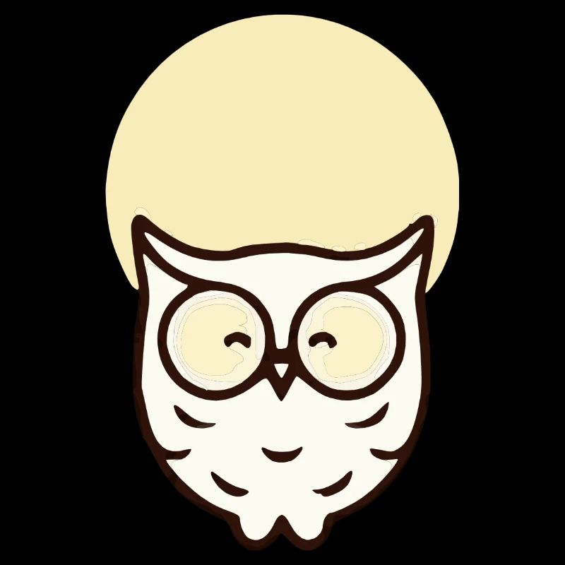 Minimalistische Eule – Schlicht & Elegant