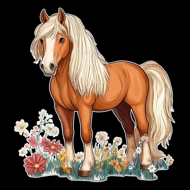 Pferd auf Wiese