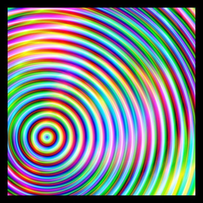 Colored rounds 3d
