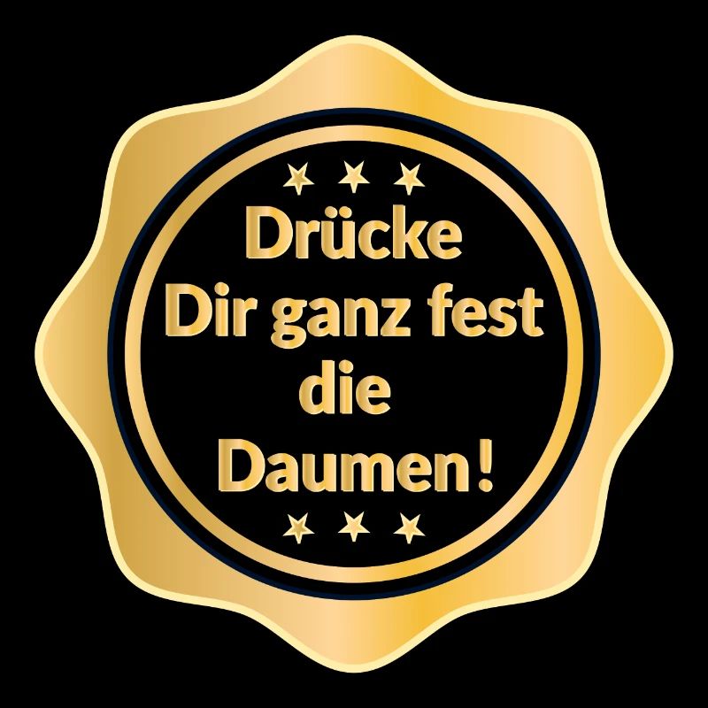 Motivation Drücke dir die Daumen