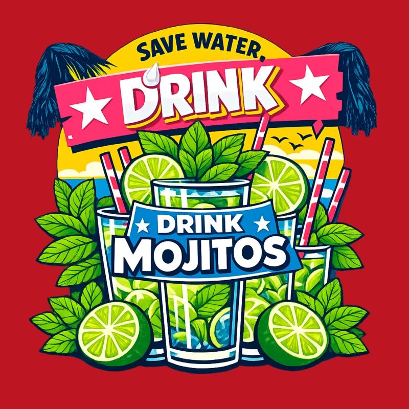 Save the water, drink Mojitos