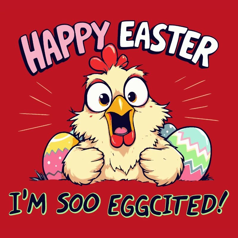 happy easter i am eggcited