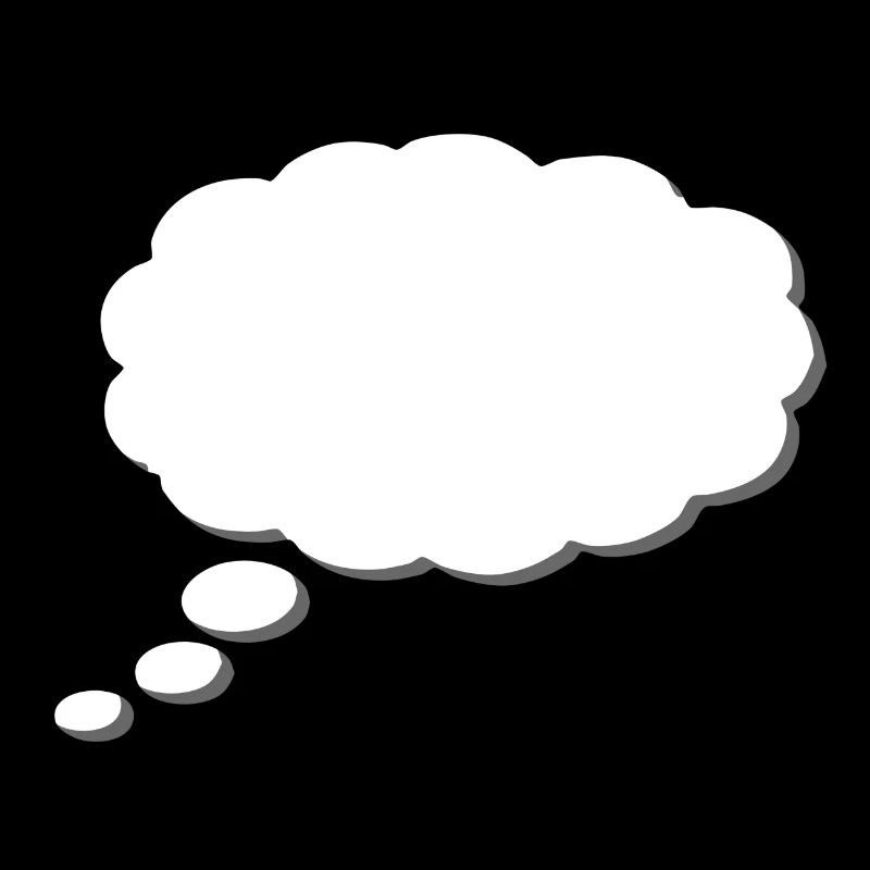 Thought Cloud, Thinkbubble. To personalize