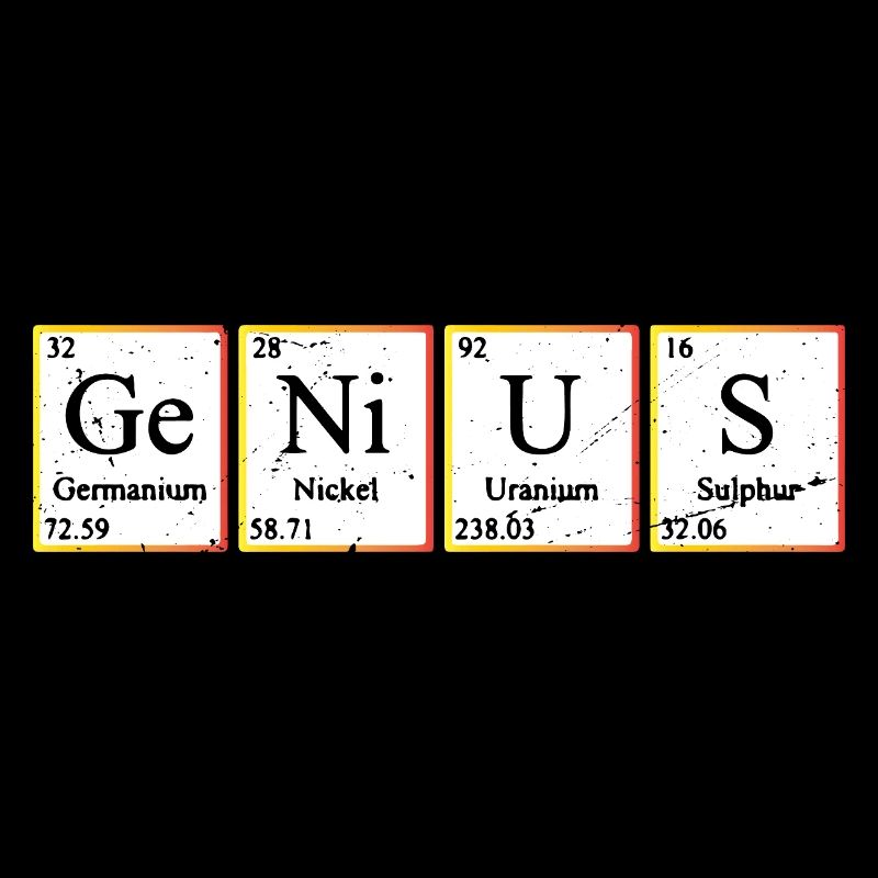 Genius Periodic Table Elements Chemistry