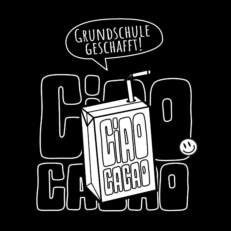 Grundschule Geschafft Abschlussshirt Ciao Kakao