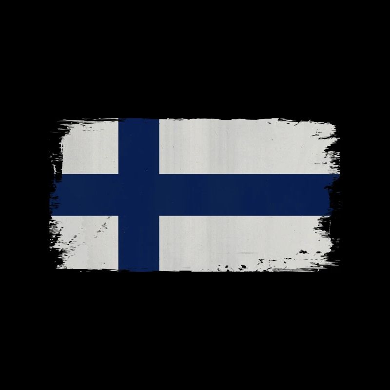 Finnish Flag Acrylic Look