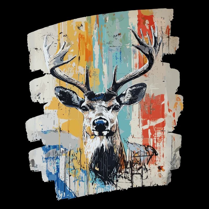 Cerf avec bois