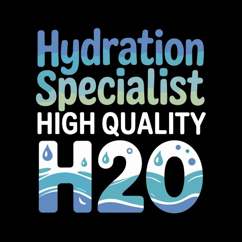 Hydration Specialist Team Manager Humor Design