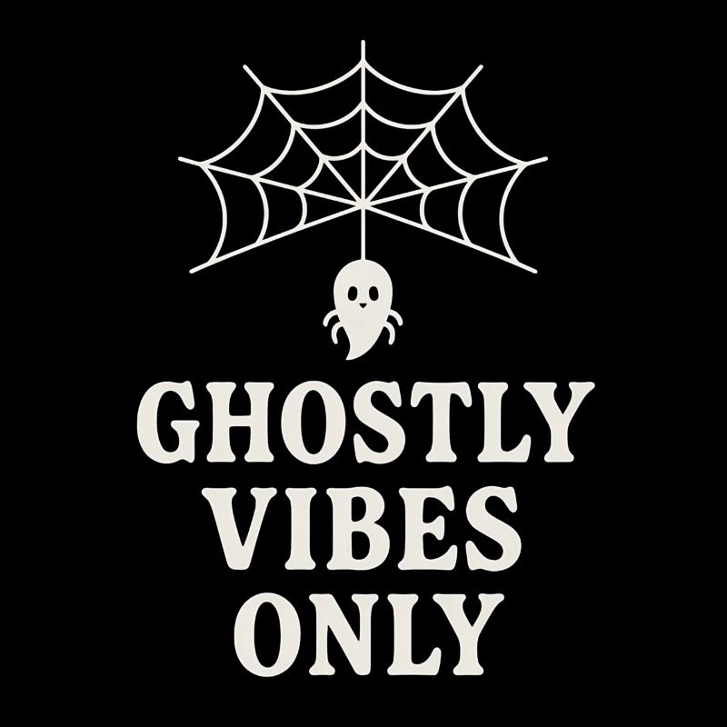 Geistlicher Spinnenweb-Print mit Geist