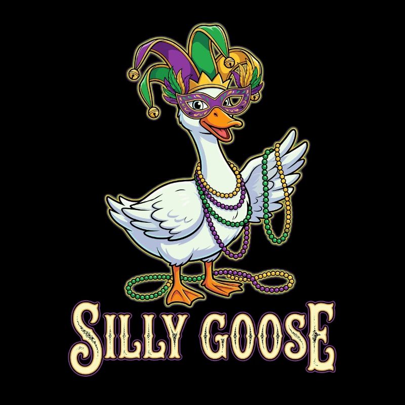 Silly Goose Carnival Mask