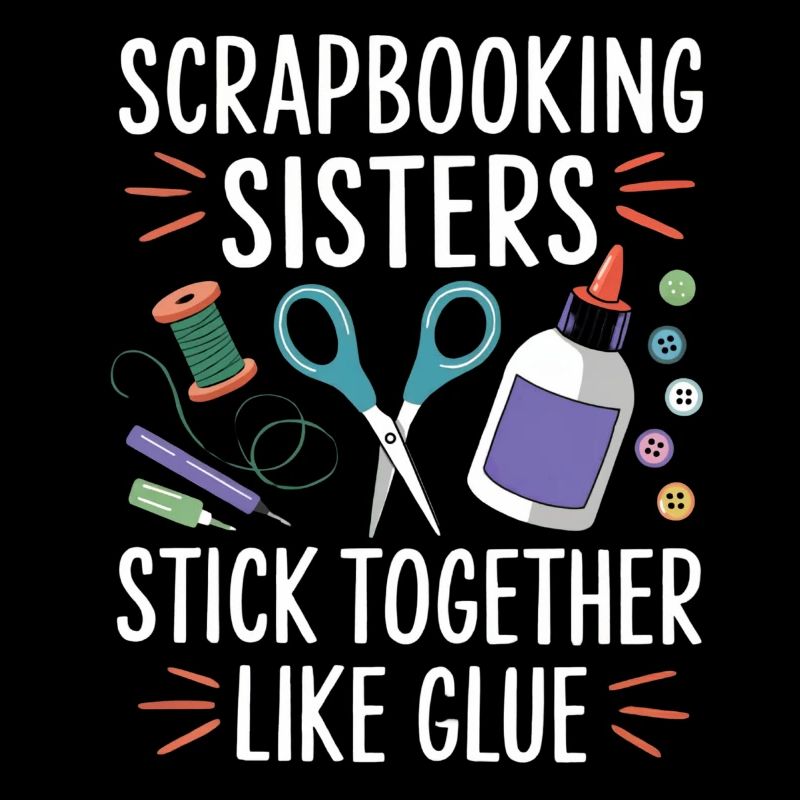 Sœurs du scrapbooking : Colle comme la colle
