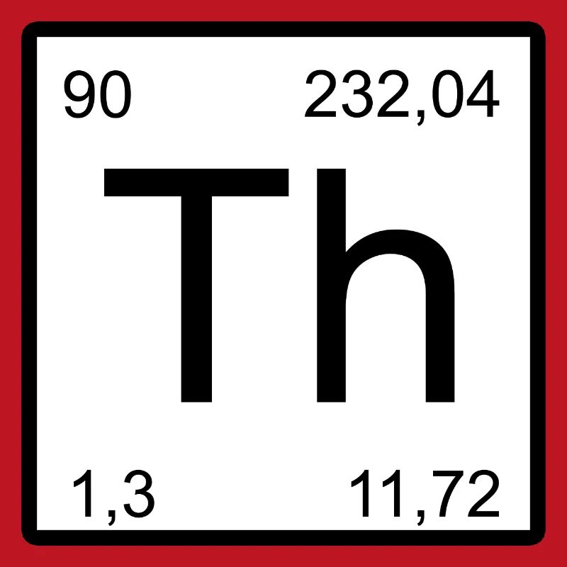 Th Thorium Element Icon Artwork