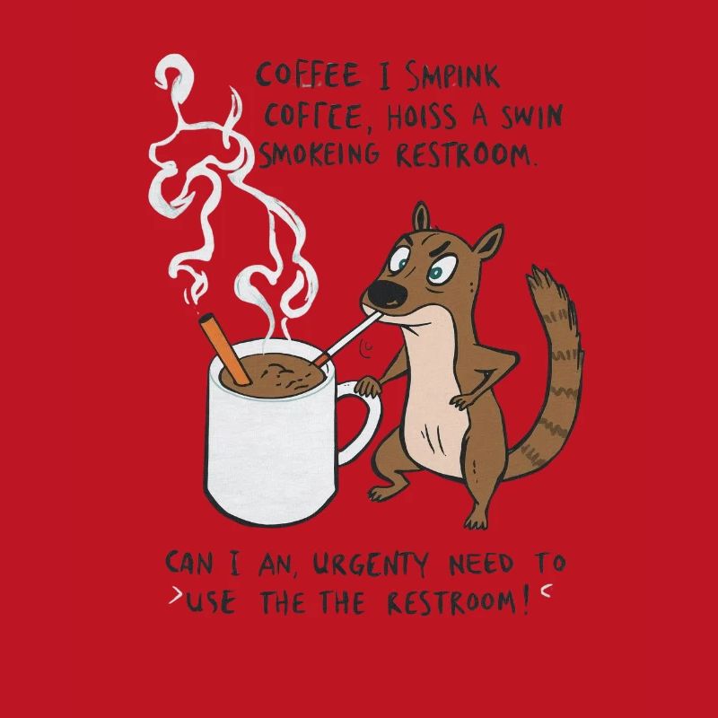 Kaffee Notfall Beutier Eichhörnchen Kippe 