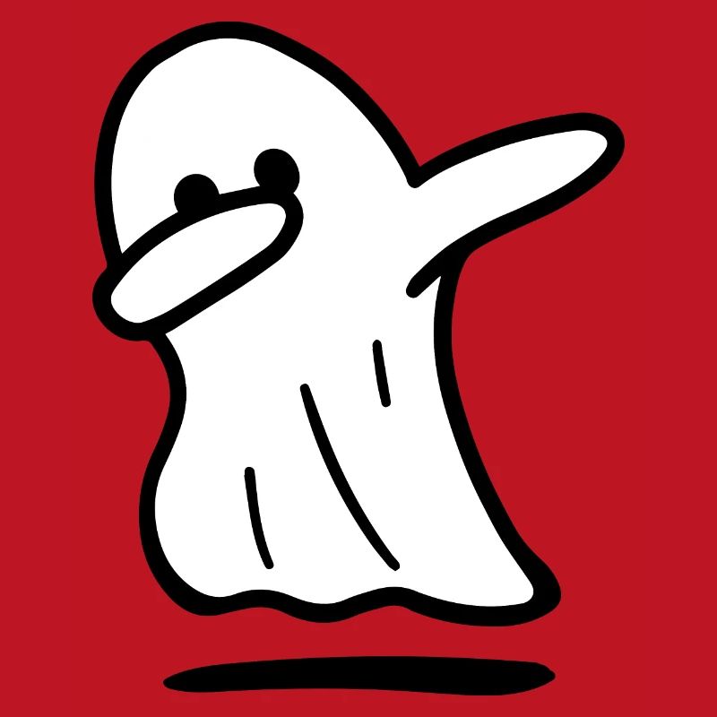 Geist / Lustiger Geist / Halloween / Dabbing-Geist