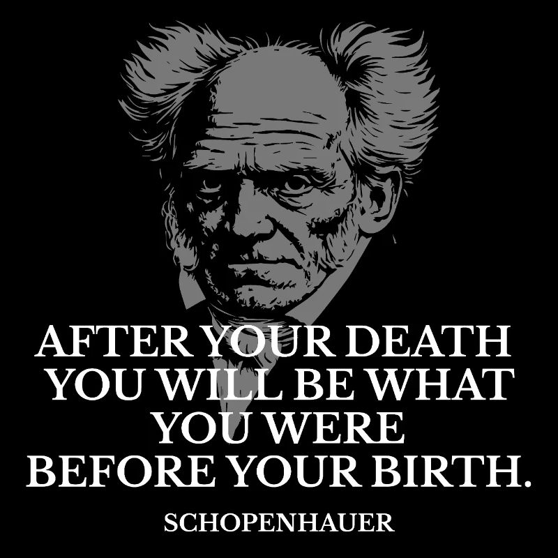 Schopenhauer Geburts- und Todeszitat