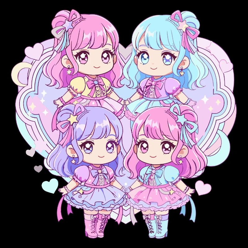 Pastel Kawaii Quartet