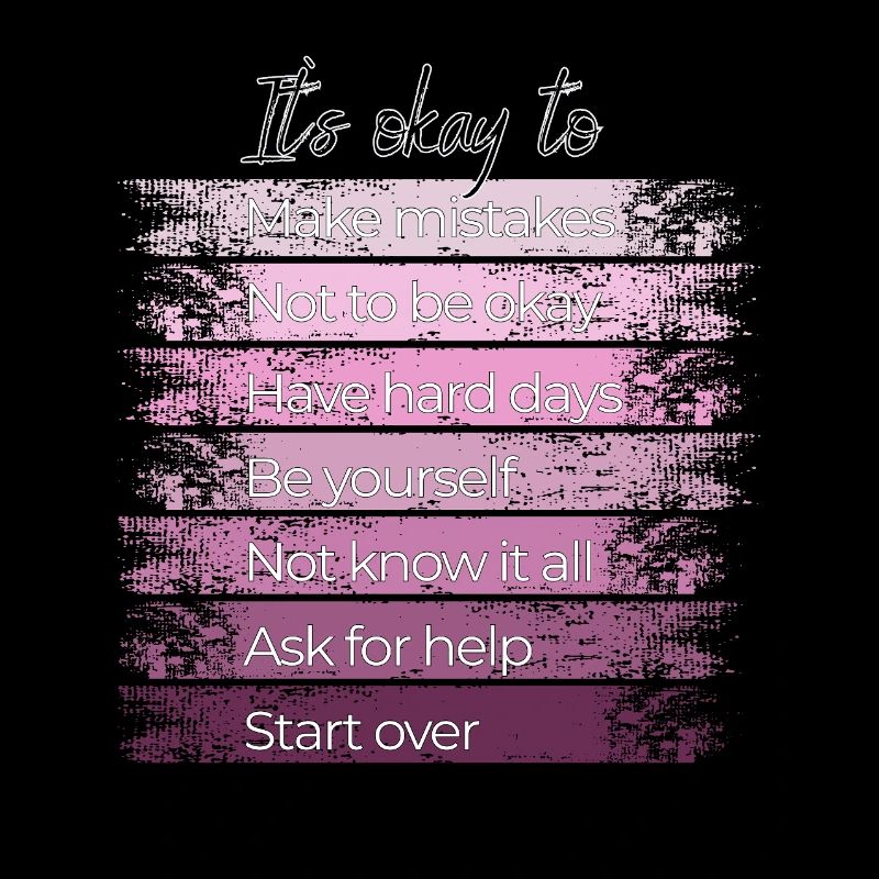 Il est normal de recommencer.