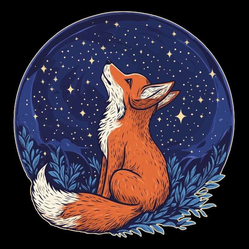 Fuchs und Sterne