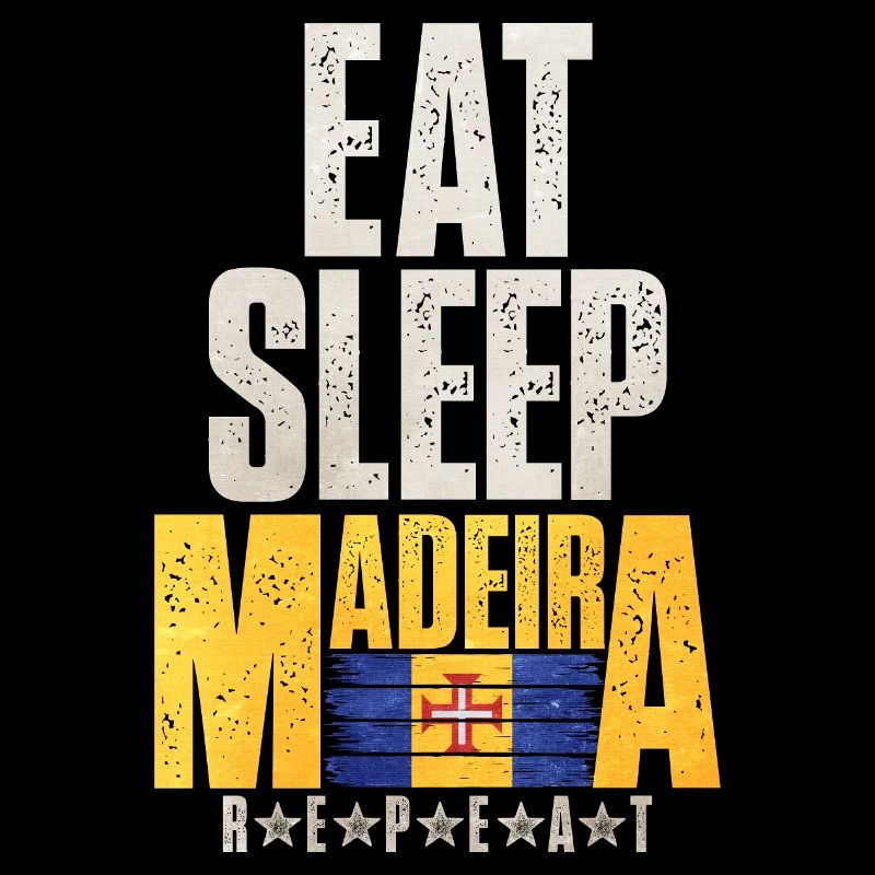 Drapeau de Madère Eat Sleep