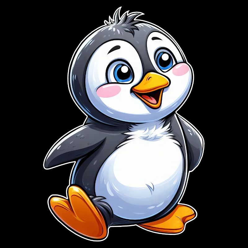 Cuddly Penguin Charm