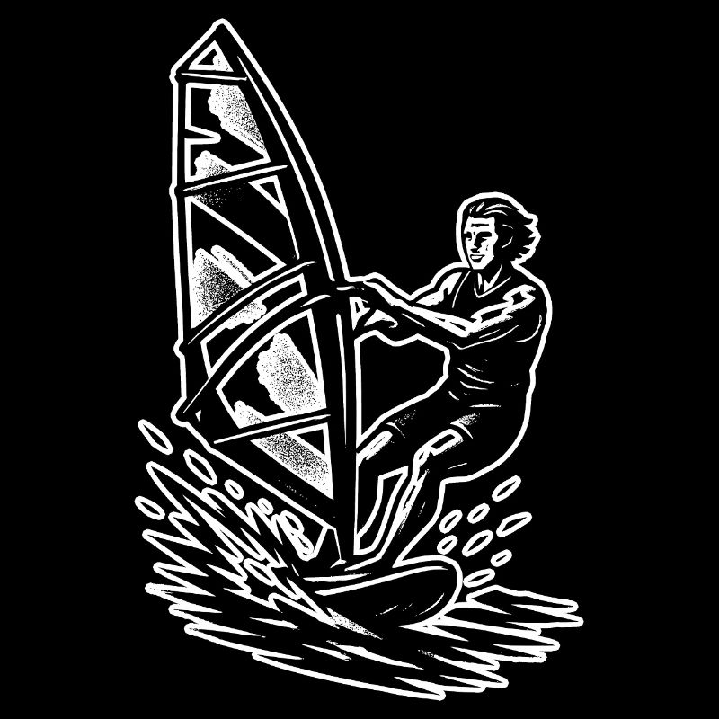 Funny Windsurf Motif