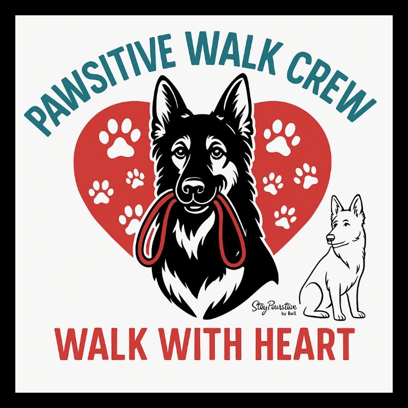Pawsitive Walk Crew Coeur Pattes
