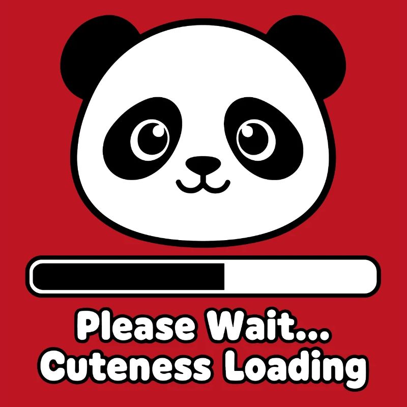 Panda Loading Screen Soft Toy