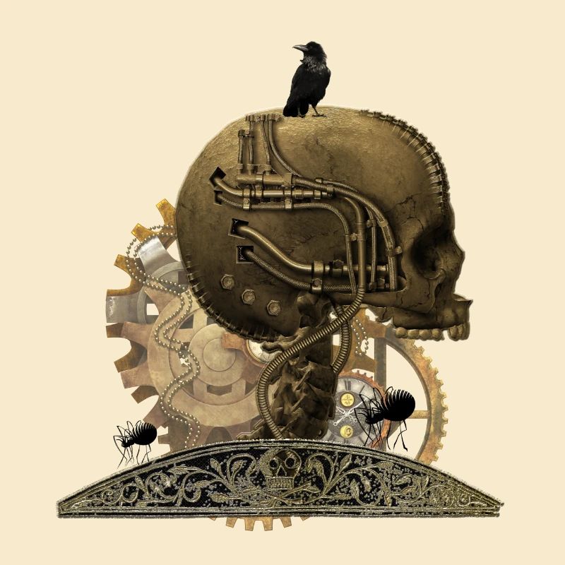 Superbe crâne technique horrible