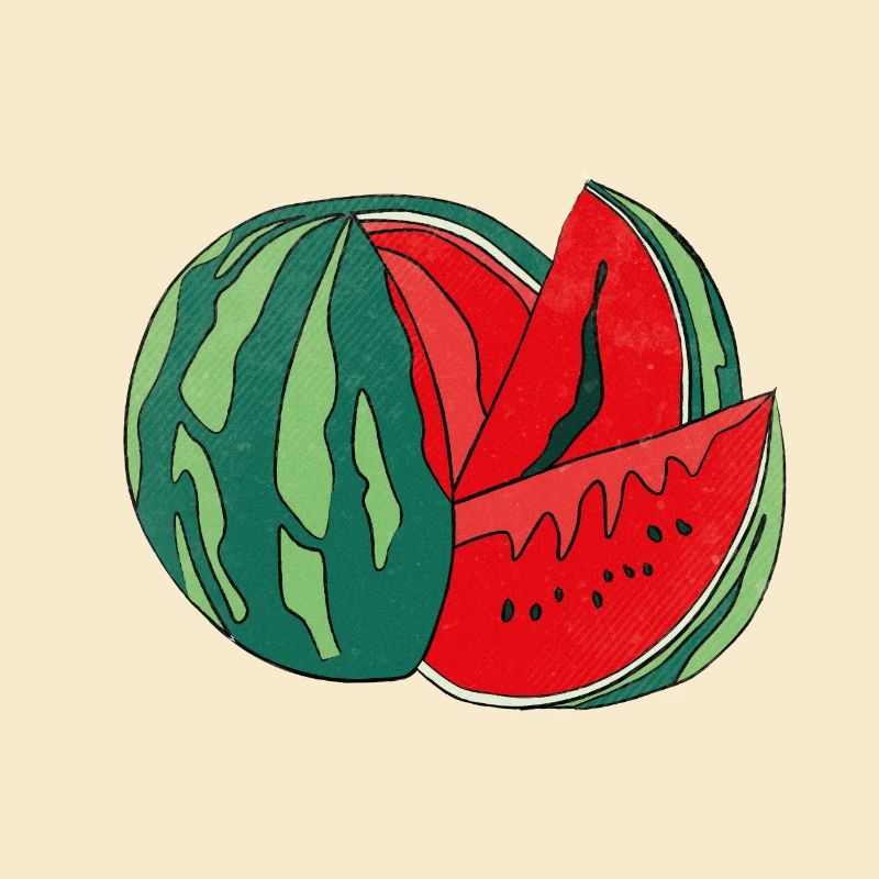 Melon Summer Fruit Delicious Fun Gift