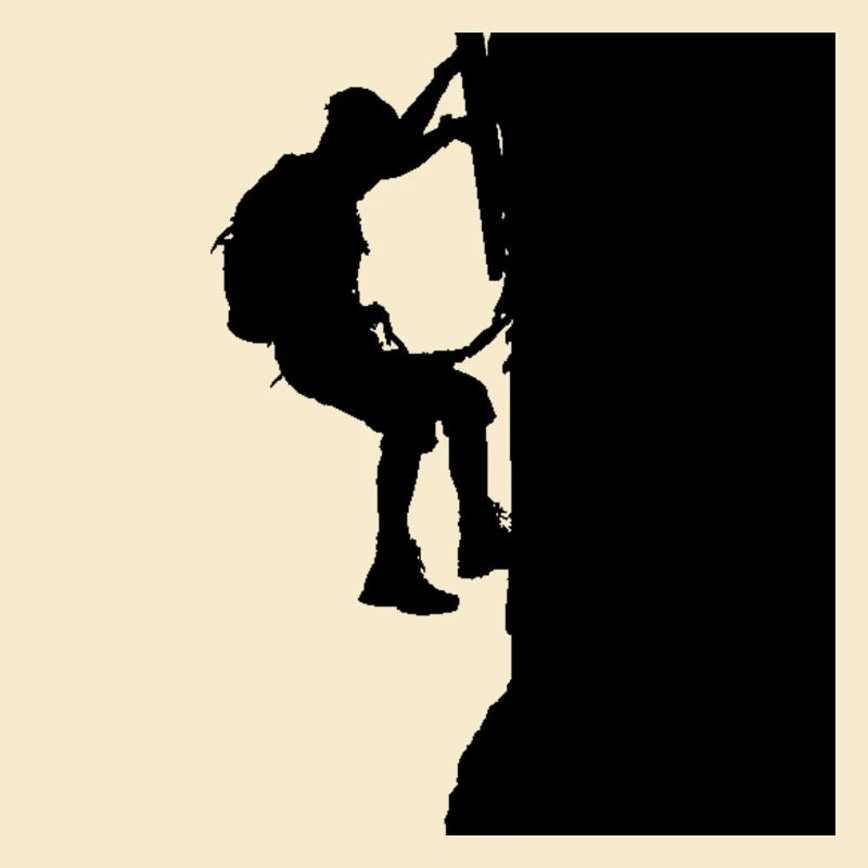 Via Ferrata Walker Silhouette Noir