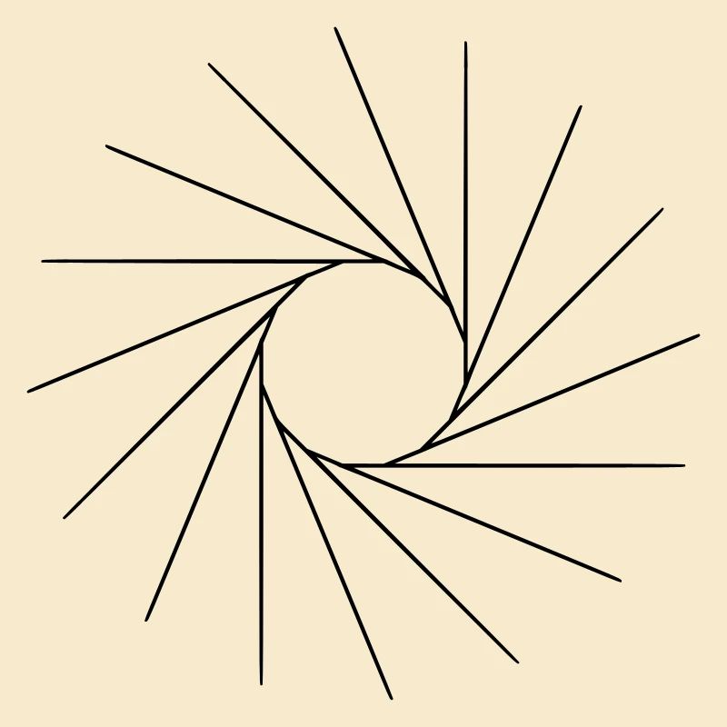 Cool shape, like a sun.