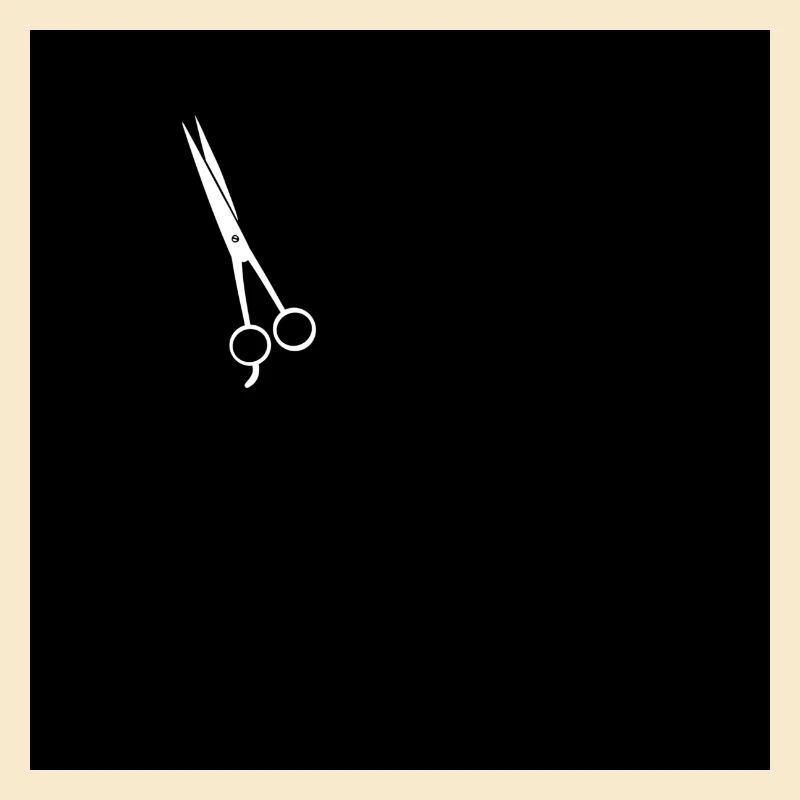 Friseur Schere