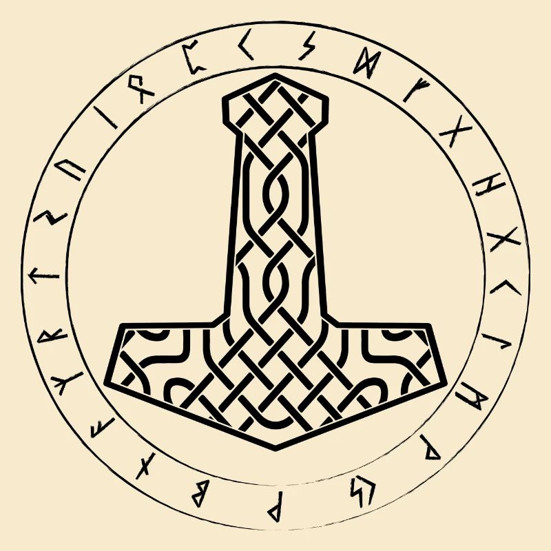 Mjöllnir symbole viking