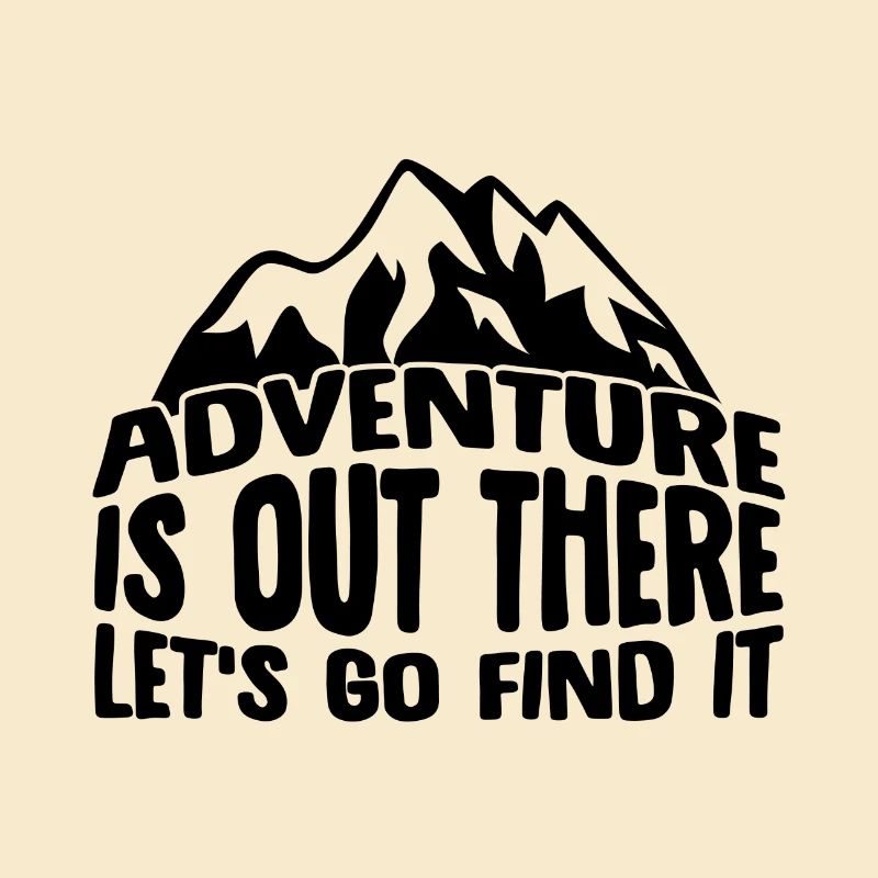 Citations de camping drôles, l’aventure est là-bas Let’s Let’s