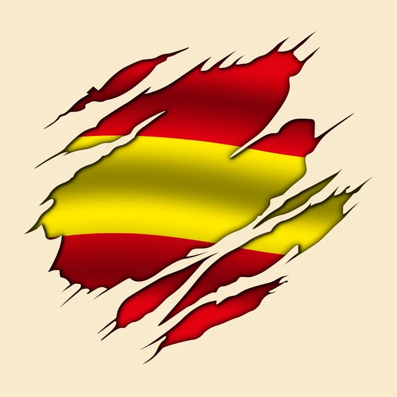 Spanien - Spanien - Spanien - Zerrissenes Design
