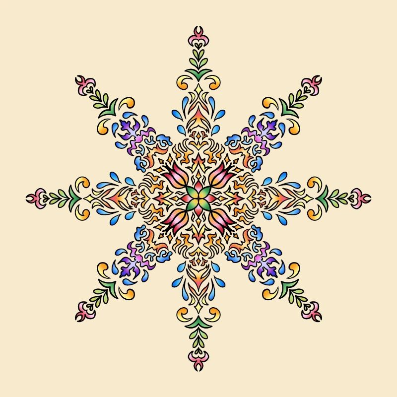 Mandala | Bunt | Leben | Geschenkidee