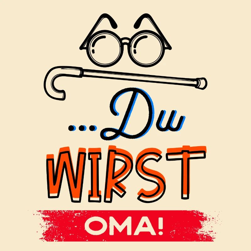 Großmutter Statement Oma Brille Sehschwäche Omi